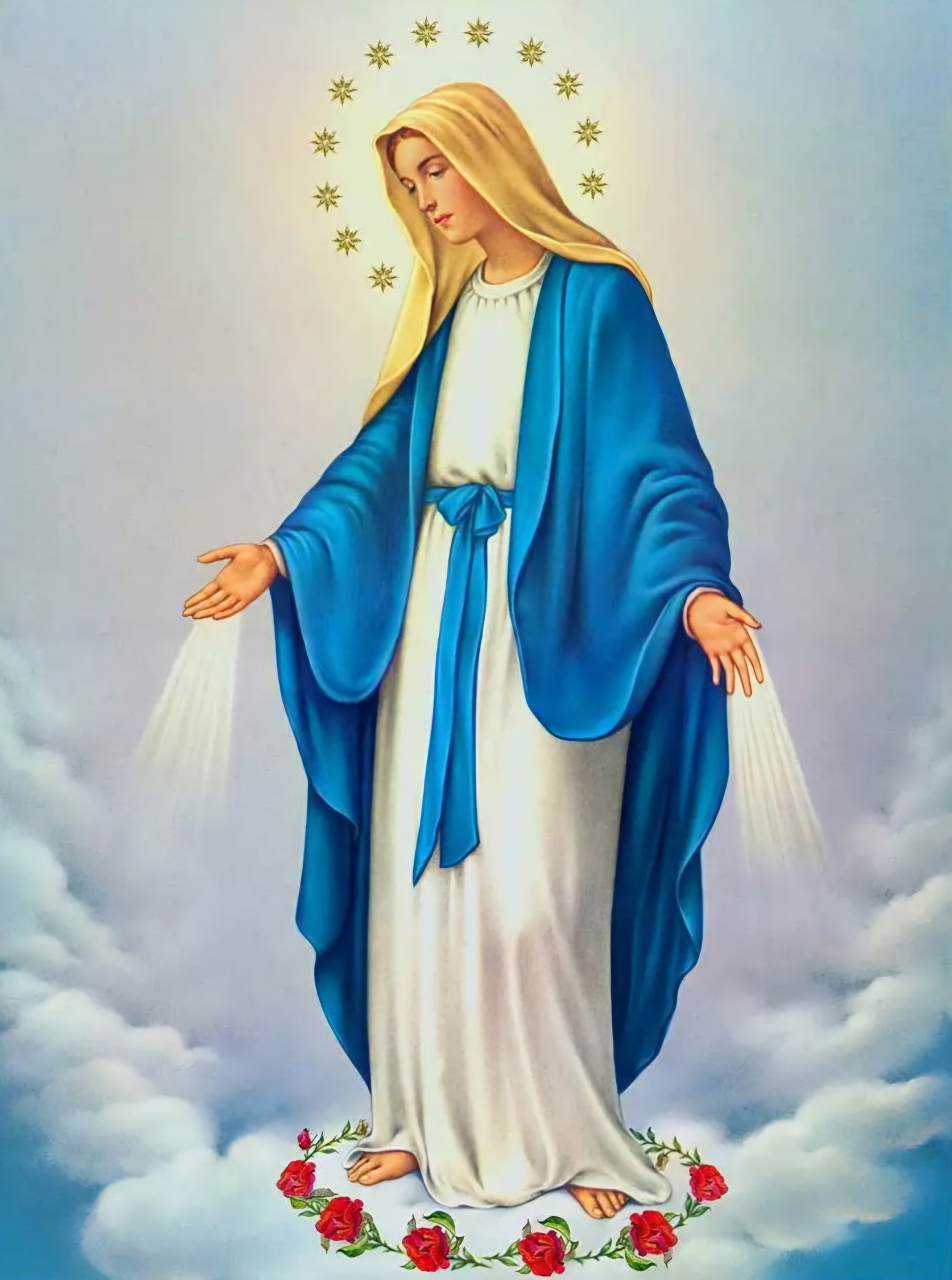 Our Lady of Grace diamond painting kit by Puzzling Gems