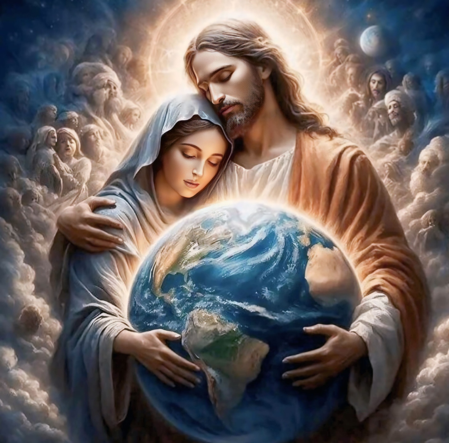 Holy Family – Nativity diamond painting kit by Puzzling Gems