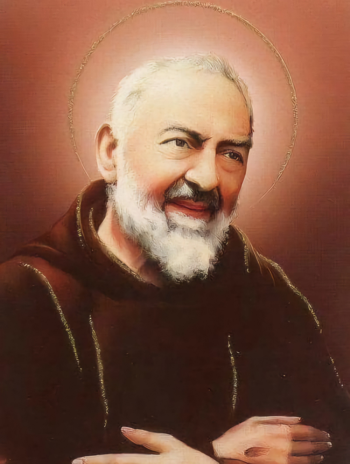 Saint Padre Pio diamond painting kit by Puzzling Gems