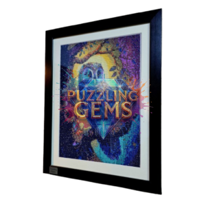 Ready-Made Framed Diamond Painting – Owl Design
