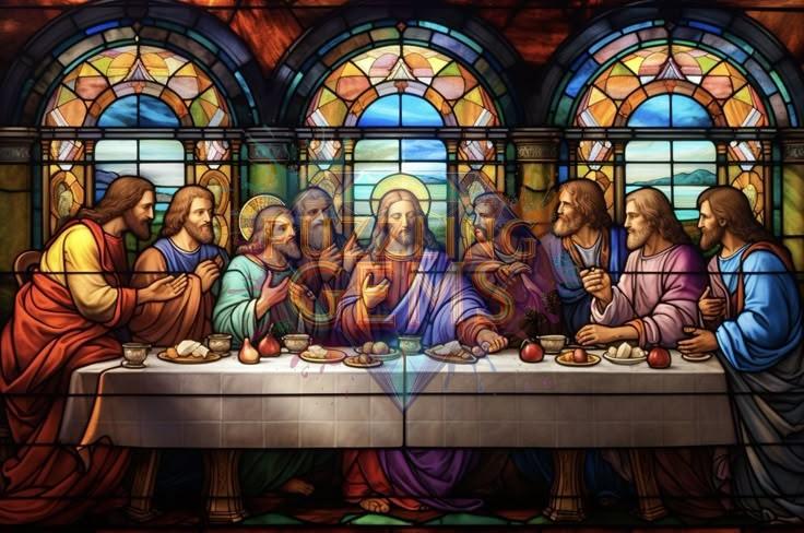 The Last Supper – Stained Glass Art