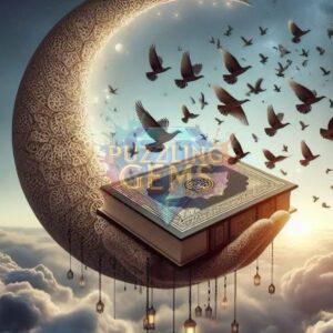 The Holy Quran and Crescent Moon