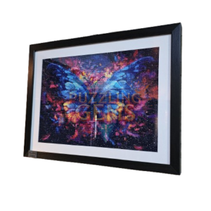Ready-Made Framed Diamond Painting – Cosmic Butterfly