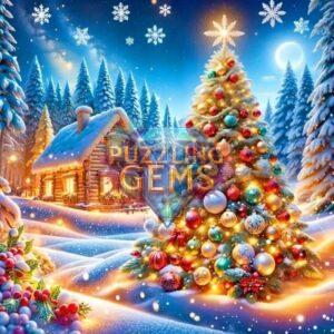 Christmas Tree & Cabin